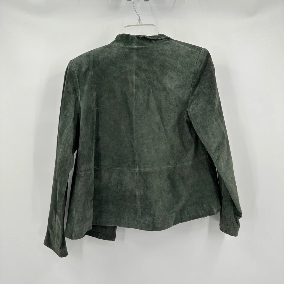 Chaqueta de gamuza Margaret Godfrey para mujer Old Money talla 10P minimalista atemporal Foto 2 de 4