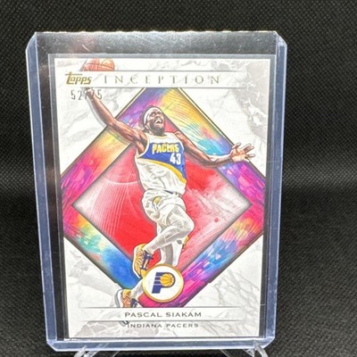 Topps Inception 2024 Pascal Siakam Indiana Pacers #26 Serial Numbered /75
