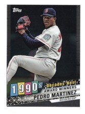 Pedro Martinez 2020 Topps Decade's Best Chrome #DBC-62 Insert Boston Red Sox NM
