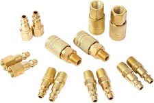 14 Pcs Heavy Duty Brass Quick Connect Hose Fittings Set for Air Connections