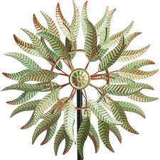 Large Outdoor Metal Wind Spinner,Two-Way Wind Sculptures,360 Degrees Kinetic ...