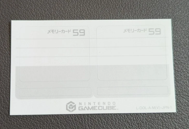 NEW/UNUSED Gamecube Memory Card 59 Block CIB OEM Nintendo - Image 2 of 4