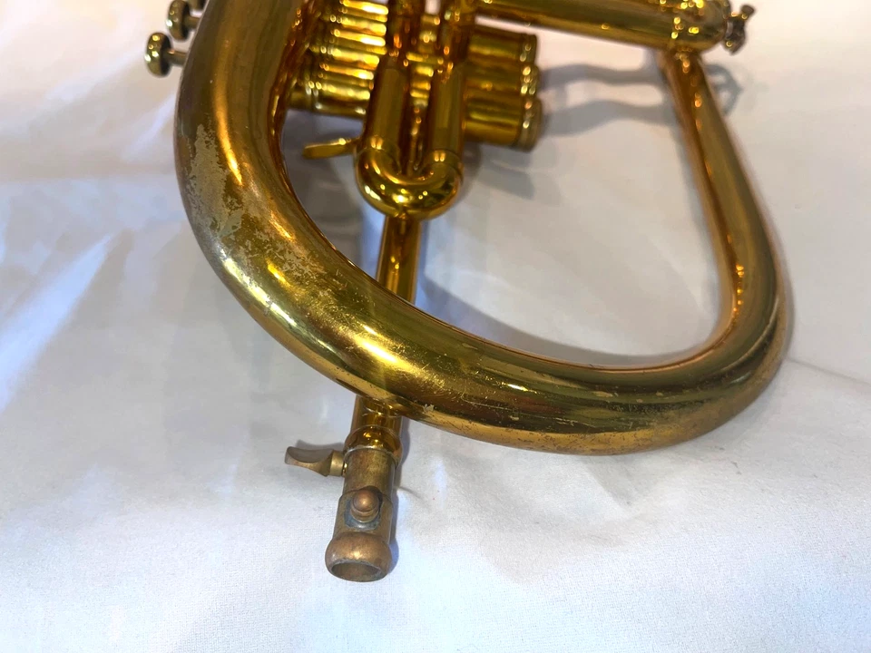 Campana Templada Benge Flugelhorn Resno 3 Muy Buen Estado con Estuche y MP Foto 4 de 4