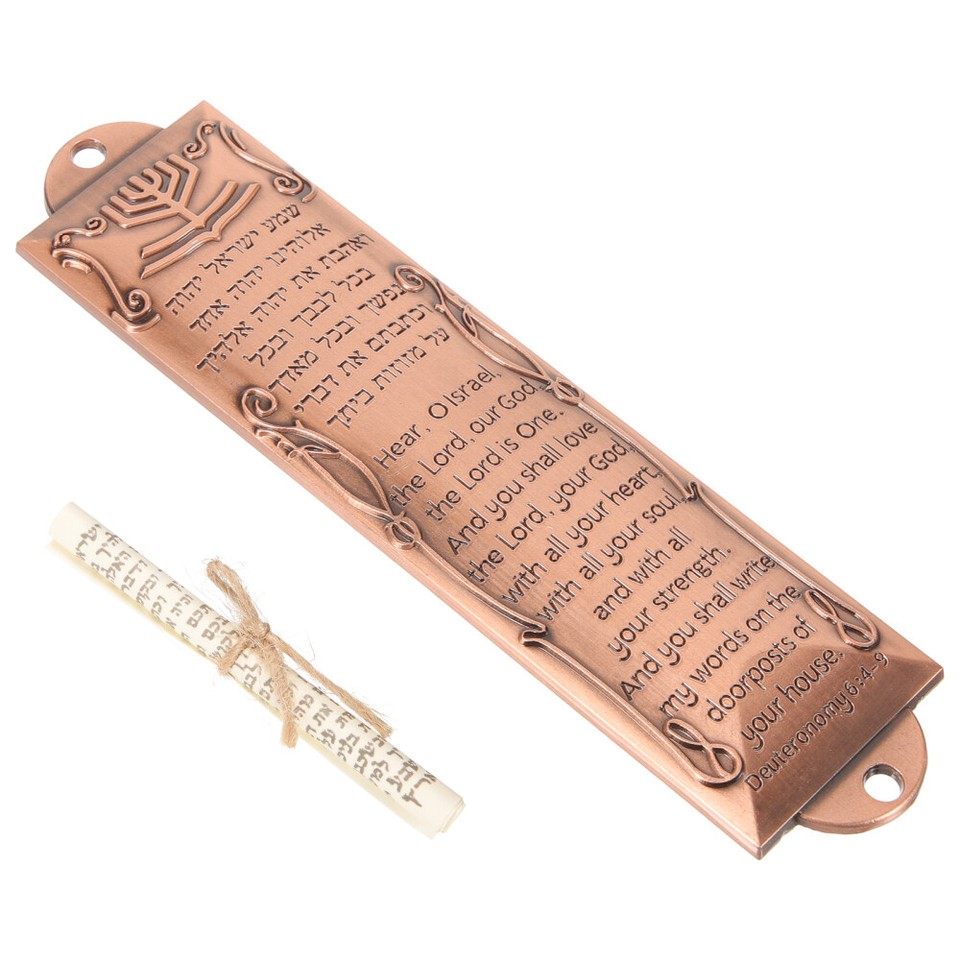 Jewish Door Mezuzah with Scroll Israeli Crafts Gifts Religious Holy eBay