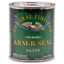 pt General Finishes ASPT Clear Arm-R-Seal Oil-Based Topcoat, Satin