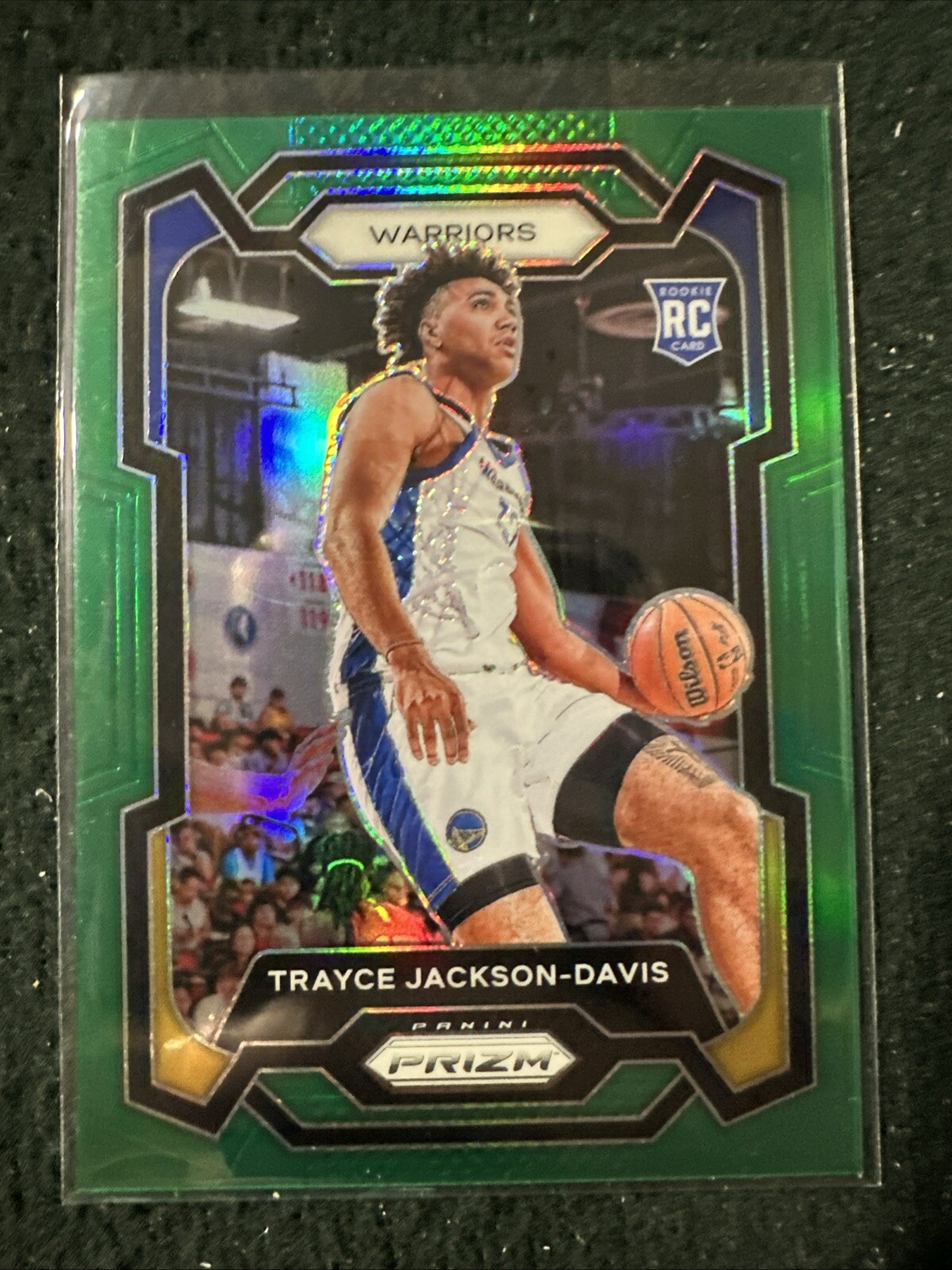 2023-24 Prizm Trayce Jackson Davis #148 Green Holo RC Rookie 🔥