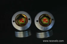 Rosin crankset dust caps fit shimano campagnolo ofmega gipiemme retro gold