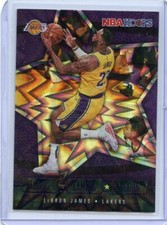 LEBRON JAMES 2020-21 Panini NBA Hoops Lights*Camera*Action Purple Explosion SSP
