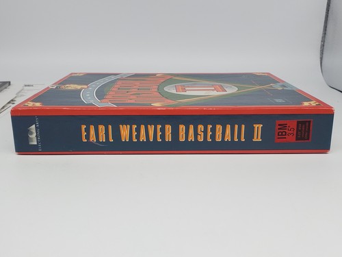 Earl Weaver Baseball ll 2 PC 3.5" Floppy Electronic Arts Incomplete - Tested - Picture 12 of 21