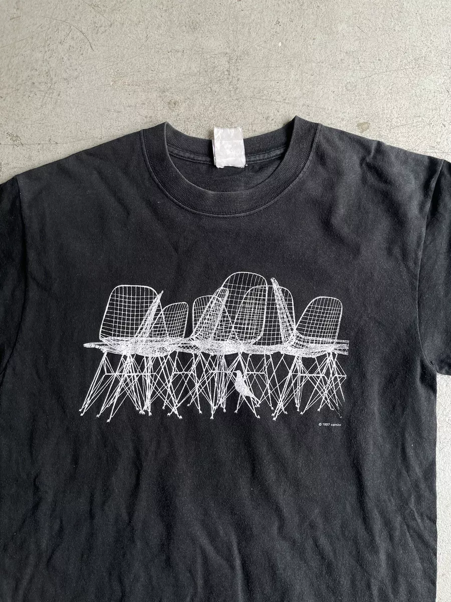 Vintage 1997 Eames Chair Herman Miller Graphic T-shirt Furniture