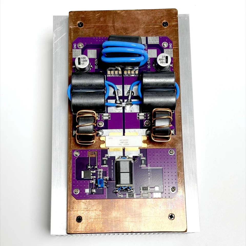 RF LDMOS 2KW HF6m PLACA AMPLIFICADORA 160-6M ART2K0FE Configurar Transistores Radiador Foto 2 de 4