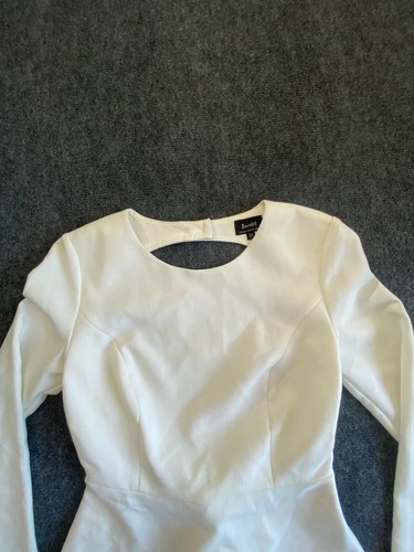 BARDOT shirt women's 8 white adult long sleeve formal modern business Size 8 - Picture 7 of 15