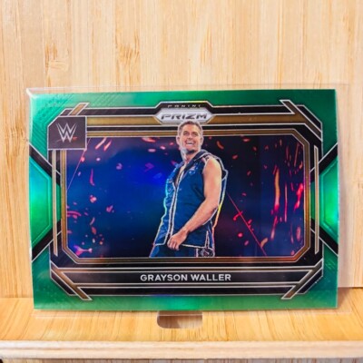 Grayson Waller 2023 Green Prizm Parallel #52 Panini WWE NXT