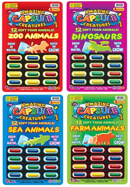 Capsules Magiques Croissance dans l'Eau Jouets Animaux Dinosaure Dino Créature M Capsules Magiques Croissance dans l'Eau Jouets Animaux Dinosaure Dino Créature M