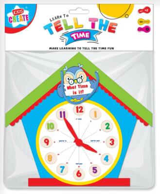 Kinder Kinder Frühes Lernen Tell The Time Eule Uhr Mädchen Jungen Zahlenzählen