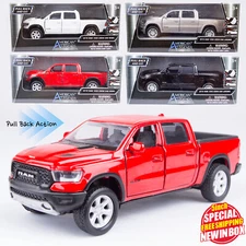 MOTORMAX 2019 DODGE RAM 1500 CREW CAB REBEL LARAMIE 5” 1:43 DIECAST MODEL 73680