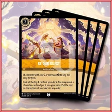 Disney Lorcana TCG: BE OUR GUEST x4 | The First Chapter Uncommon *IN STOCK*