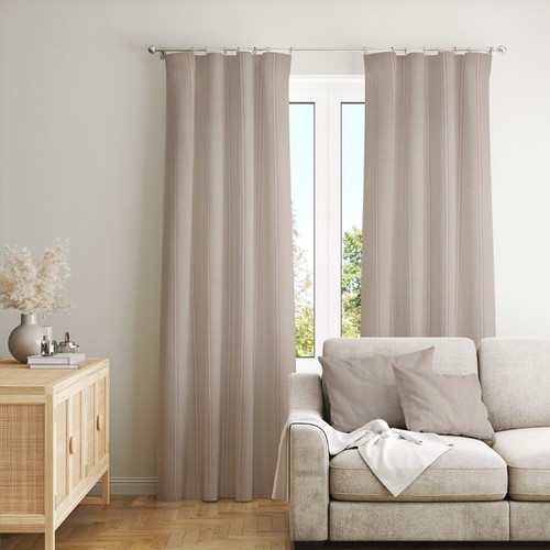 Columbia Stripe Pink Fabric | Classic | Two Tone Curtains Cushion Upholstery - Picture 7 of 8