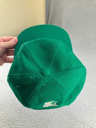 Vintage 90's Philadelphia Eagles Starter Snapback Hat Kelly Green Team NFL Wool - Bild 8 von 19