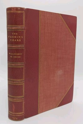 The Passing Years von Willoughby De Broke Britische Geschichte Fotobuch 1924