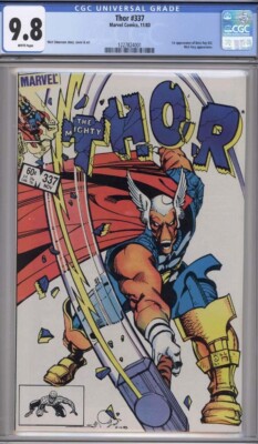 THOR #337 CGC 9.8 WHITE PAGES 1ST BETA RAY BILLY (1983)