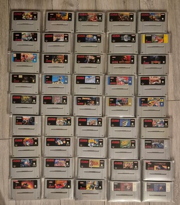 Super Nintendo Spiele Auswahl - Getestet und in Schutzhülle - Mario, Zelda, uvm.