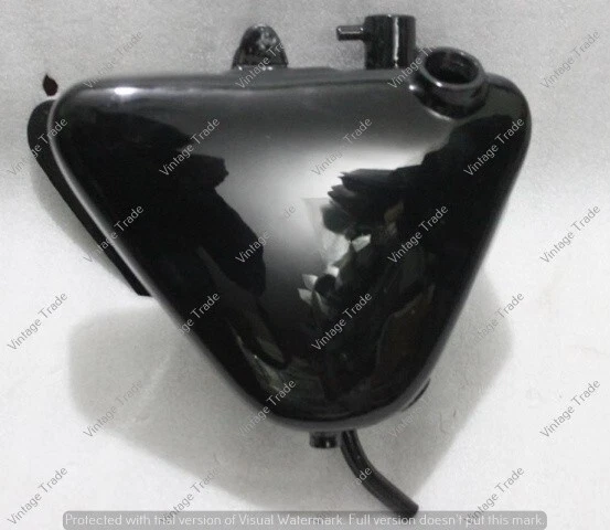 APTO PARA Norton P11 Scrambler Trials Ranger reproducción tanque de aceite pintado negro Foto 2 de 3