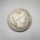 1907-D Barber Silver Half Dollar Coin w/ CH VG AK93