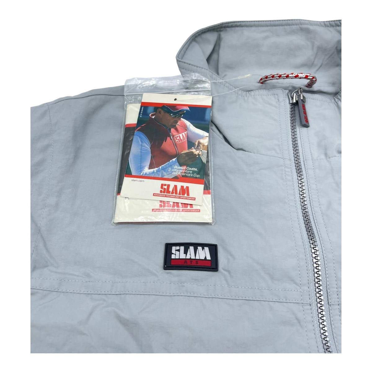 SLAM ATS Summer Sailing Vest Men's Sportswear Italian Sailing Full Zip FIV