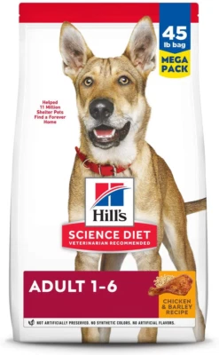Hill's Science Diet Adult Chicken & Barley Recipe Dry Dog Food, 45 lbs.