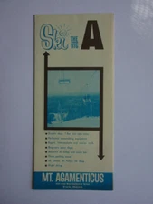The Big A Ski Area, York Maine, Ski Brochure 1969-70 Season (Lost Ski Area)