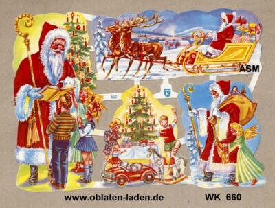 sehr  schöner  Bogen  WK 660   - Weihnachten 