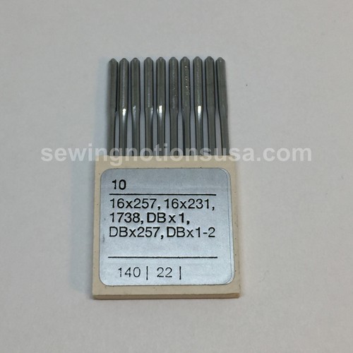 16X231 16X257 DBX1 Sewing Machine Needles Singer Brother Consew size 140/22 eBay