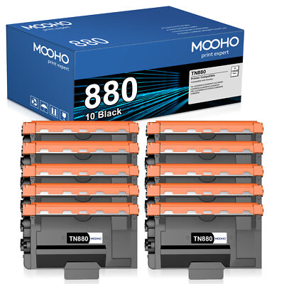 TN880 TN-880 TN 880 Toner Cartridge 2-Pack Compatible for