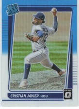 Cristian Javier Baseball Cards - You Pick - Base Set, RC's  - Houston Astros