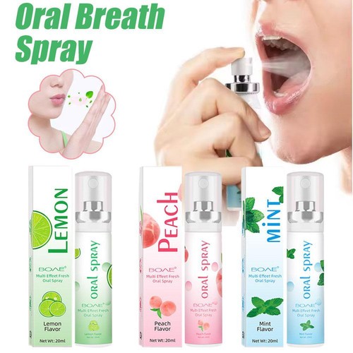 1Pcs Spray Fresh Breath Mint LongLasting Portable Spray NEW HOT Z8U4