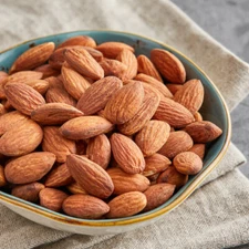Bulk Roasted Unsalted Almonds (Select Size Below)