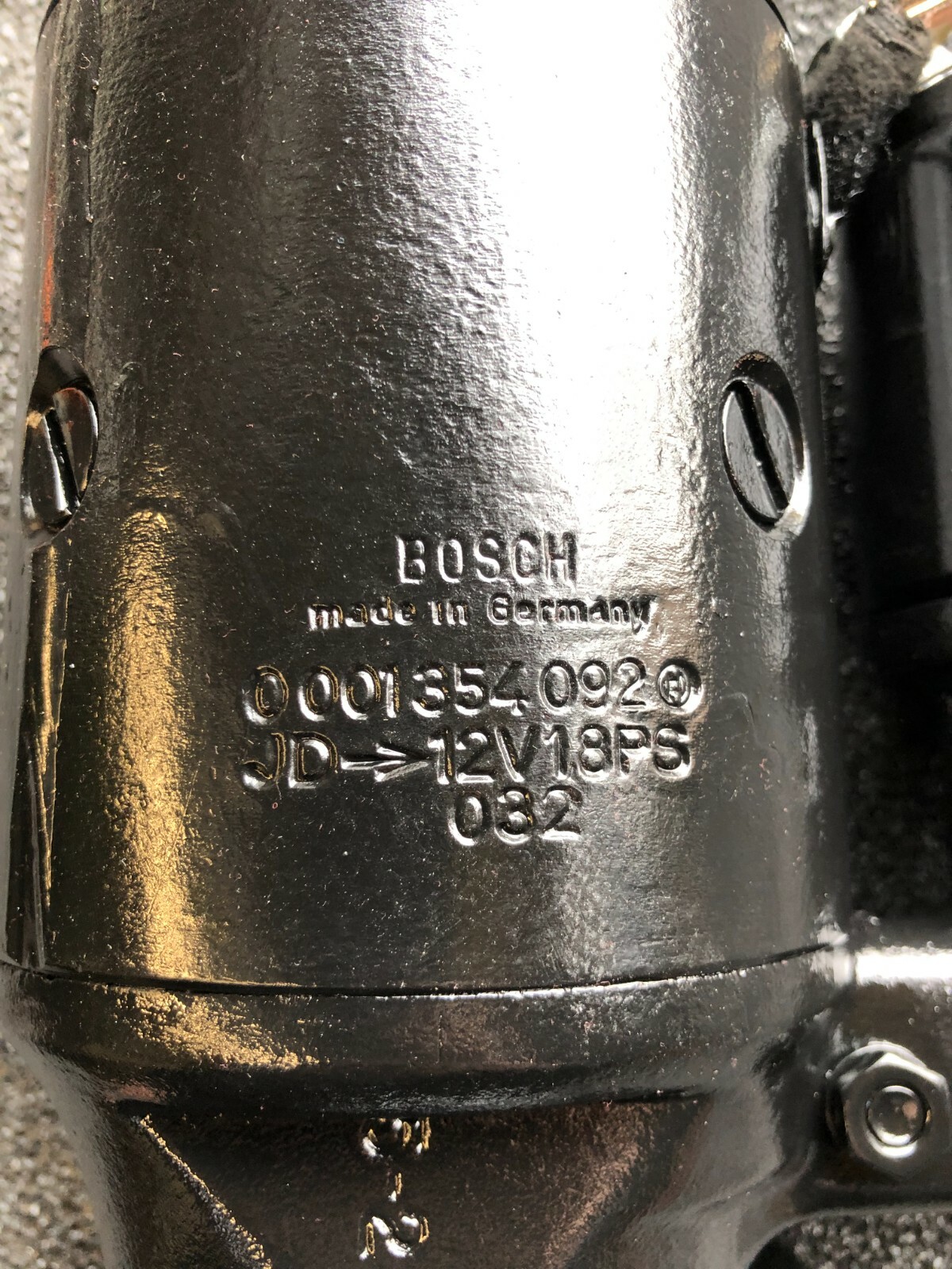 Lamborghini Miura Bosch Starter Restored OEM 