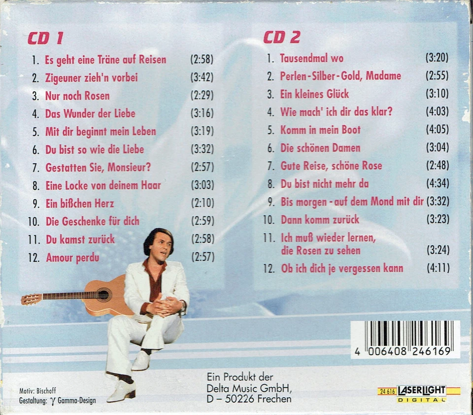 (2CDs) Adamo - Single Hits - Es Geht Eine Träne Auf Reisen, Ein Kleines Glück - Bild 2 von 2