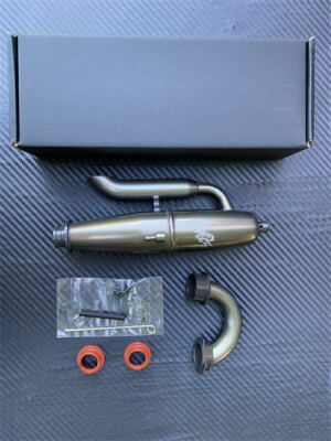 RC Car Tuned / Show Pipe For 1/8 Buggy, Truggy off-Road Double Chamber 
