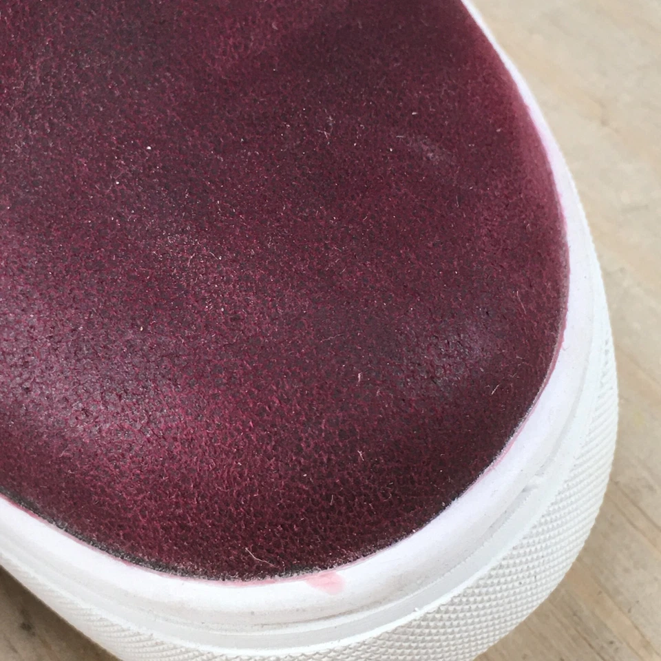 Yellow Box Boots Womens 9.5 Maibel Front Zip Button Ankle Bootie Red Fabric - Image 4 of 4