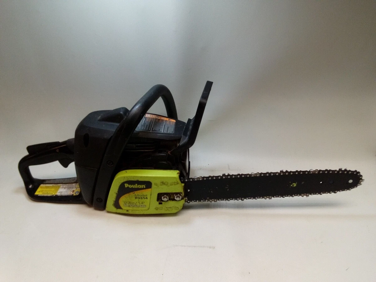Poulan p3314 bar and chain outlet