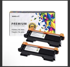 Amicool Toner Cartridge For Brother TN450 High Yield Replacement Black Toner