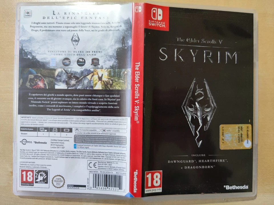 The Elder Scrolls V: Skyrim - Italiano / Multilingua - Nintendo Switch, foto 4 di 5