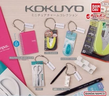 KOKUYO Miniature Charm Collection Capsule toy Complete set of 5 Gacha Gashapon