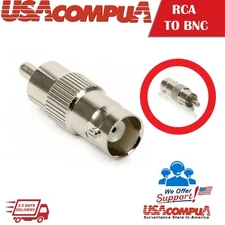 1 PCS BNC Female to RCA Male Cable COAX Connector Adapter for CCTV Camera