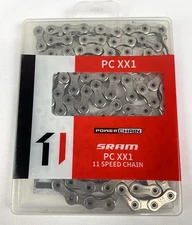 SRAM PC XX1 11S Bike Chains 118 Links Hollow Pin Silver Chain