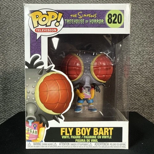 Funko Pop! Television The Simpson Treehouse Horror #820 Fly Boy Bart w/Protector