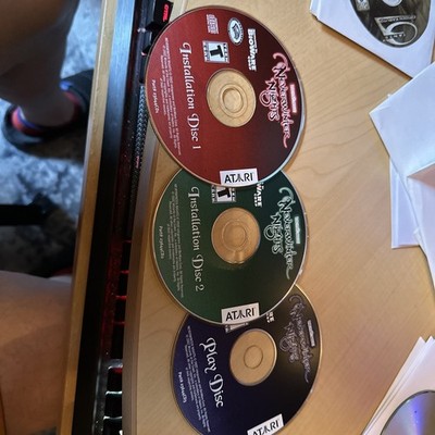 Vintage Neverwinter Nights PC ATARI Set Of 3 Discs Bioware Wizards Of The Coast