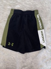 Under Armour Boys Sz. S/M Green, Blk Sport Shorts. Great Pair
